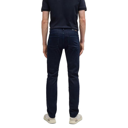 Navy - Back - Boss Mens Delaware BC-L-C Slim Leg Jeans
