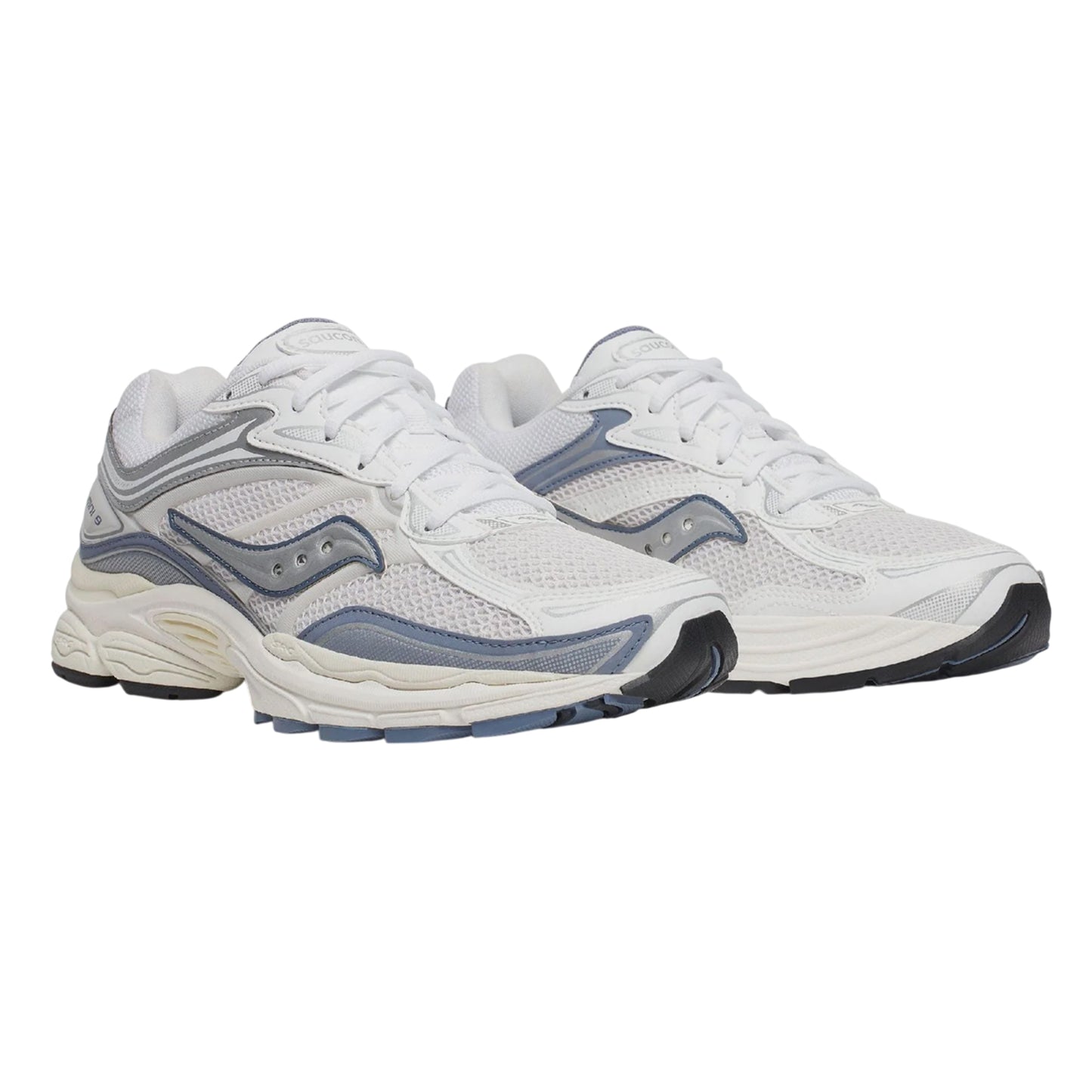 Ivory - Side - Saucony Unisex Adult Progrid Omni 9 Shoes