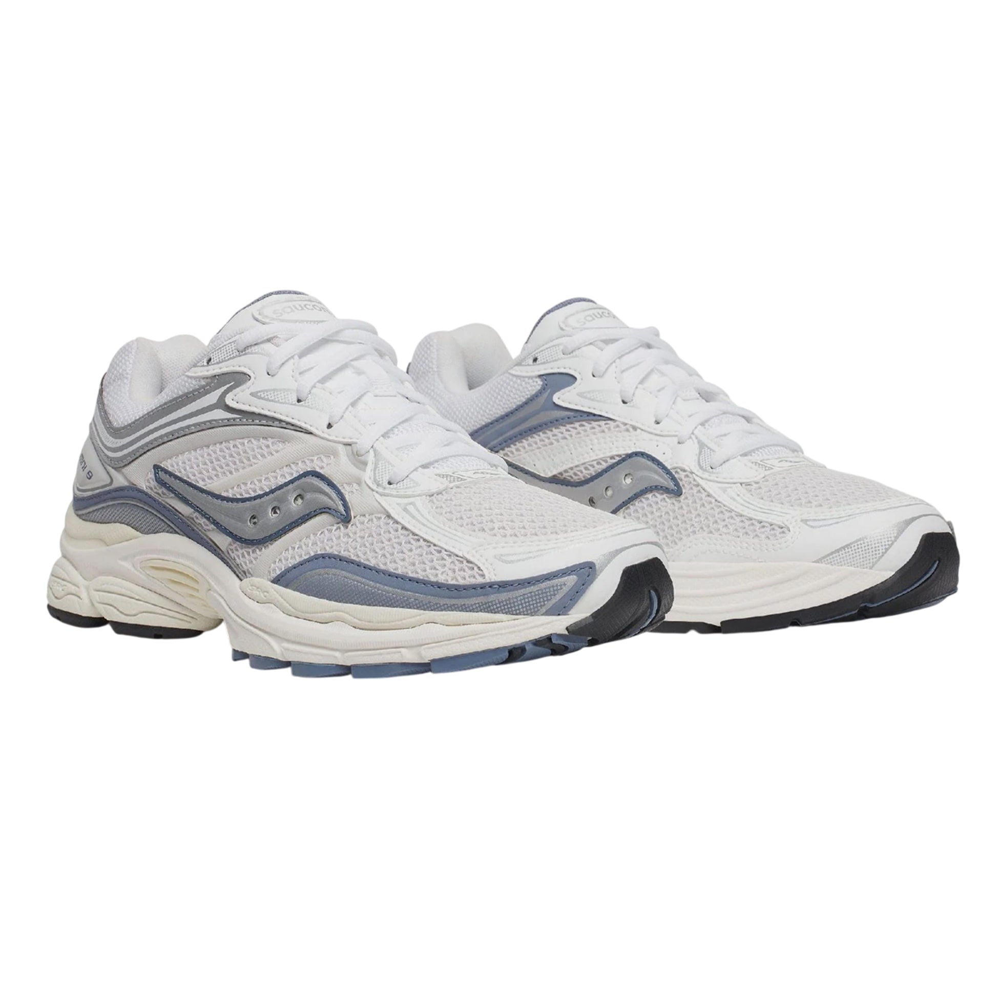 Ivory - Side - Saucony Unisex Adult Progrid Omni 9 Shoes