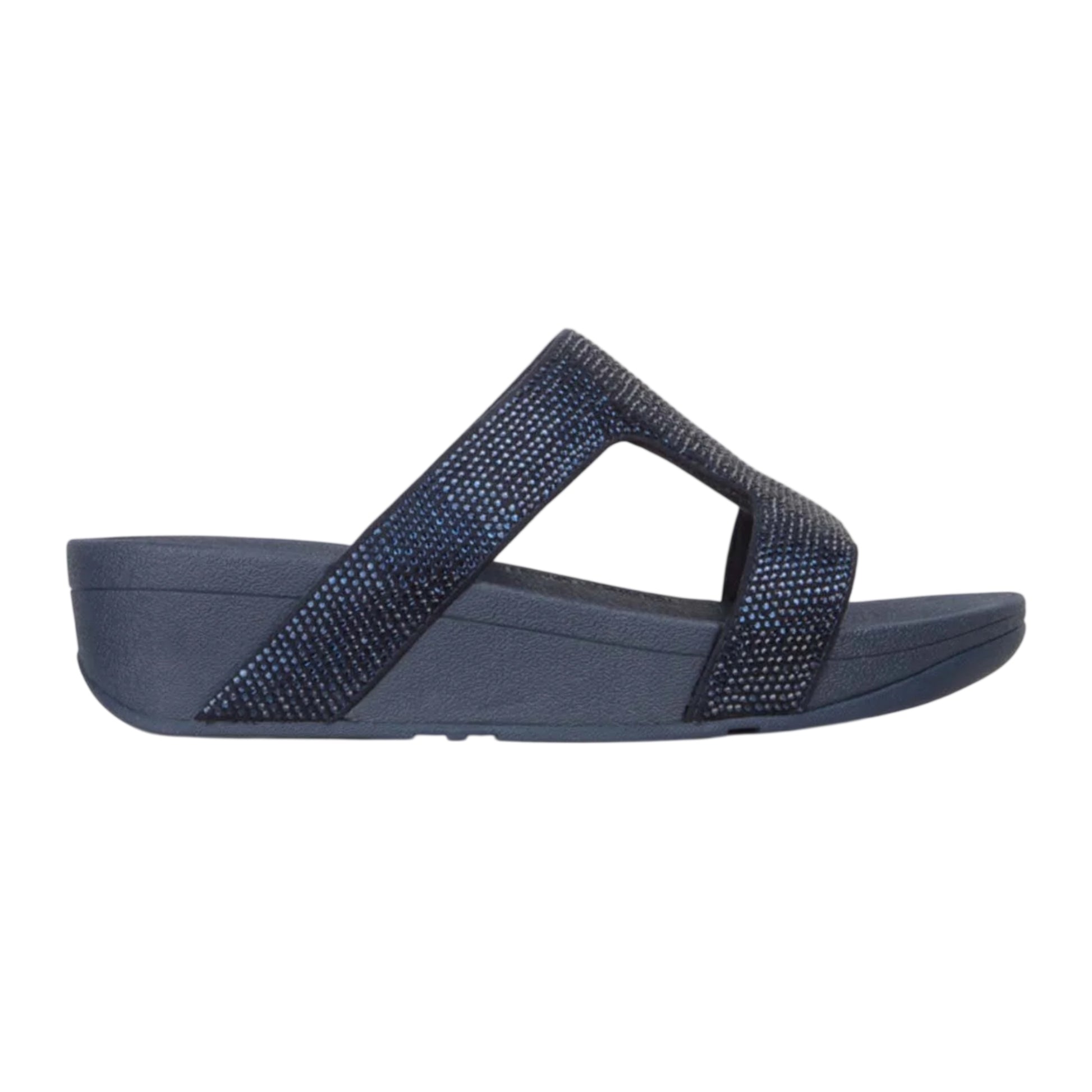 Navy - Back - Fit Flop Womens-Ladies Marli Sliders