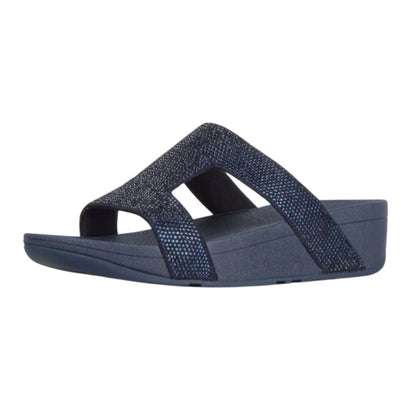 Navy - Front - Fit Flop Womens-Ladies Marli Sliders