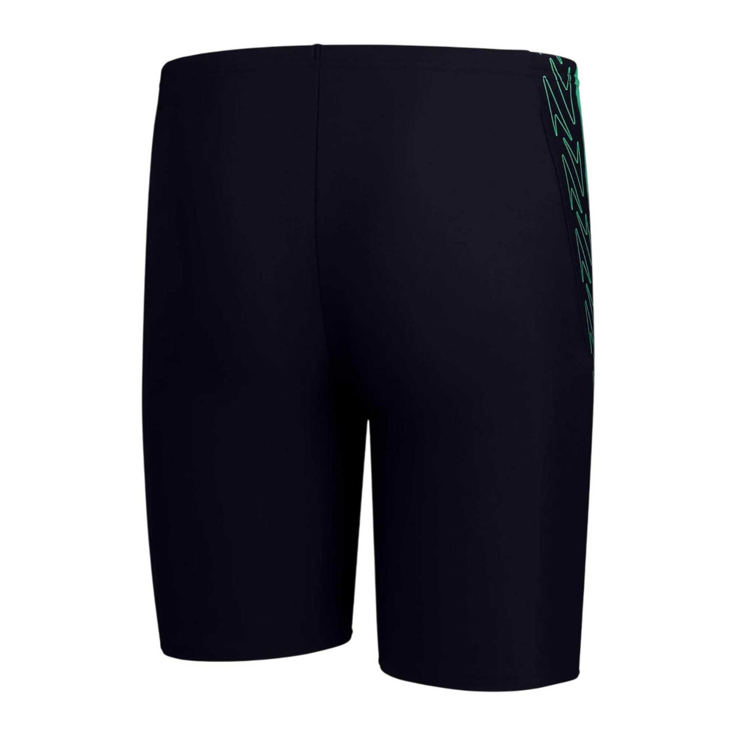 Navy-Green - Back - Speedo Childrens-Kids Hyperbloom Splice Jammer Shorts