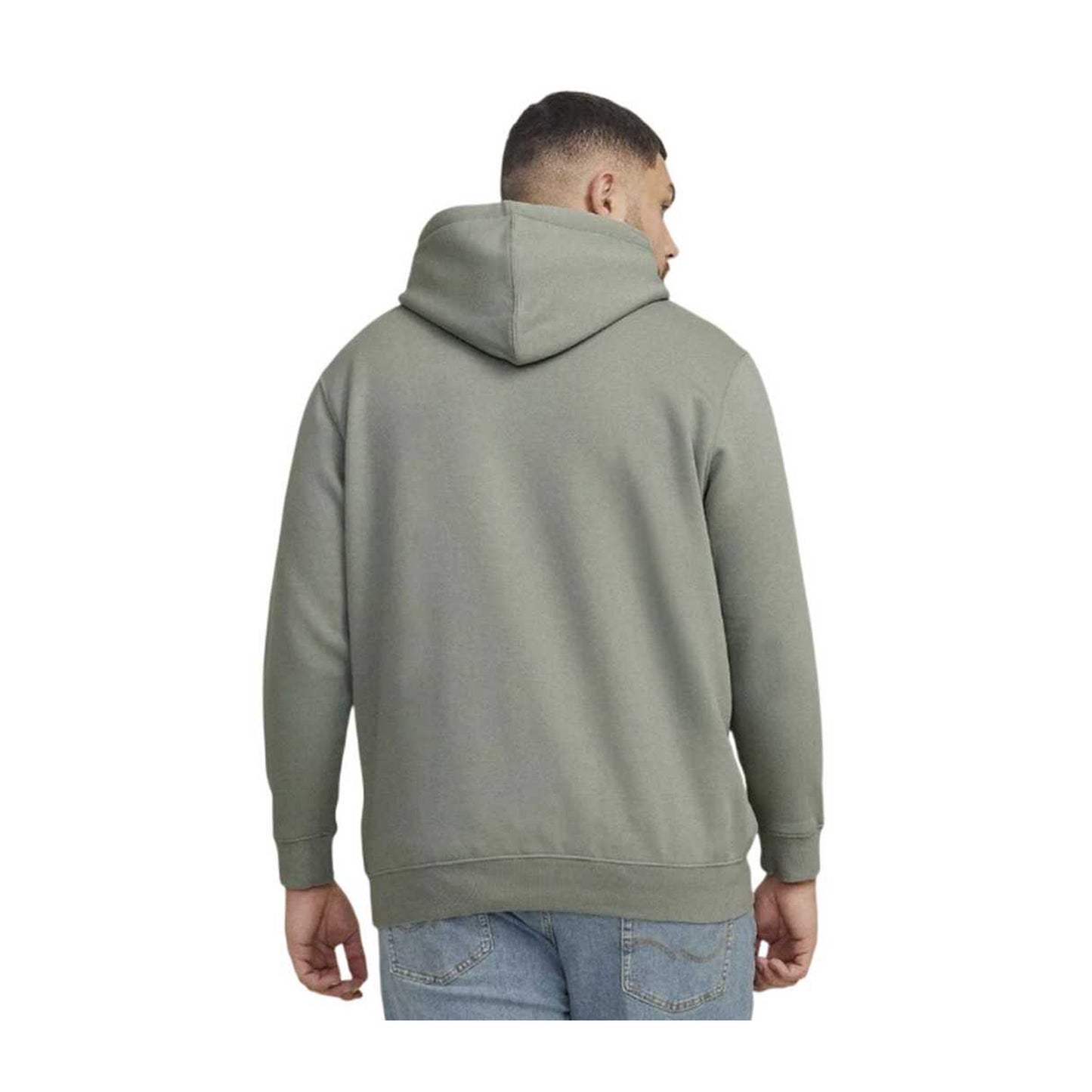 Green - Back - Jack And Jones Mens Star Plus Hoodie