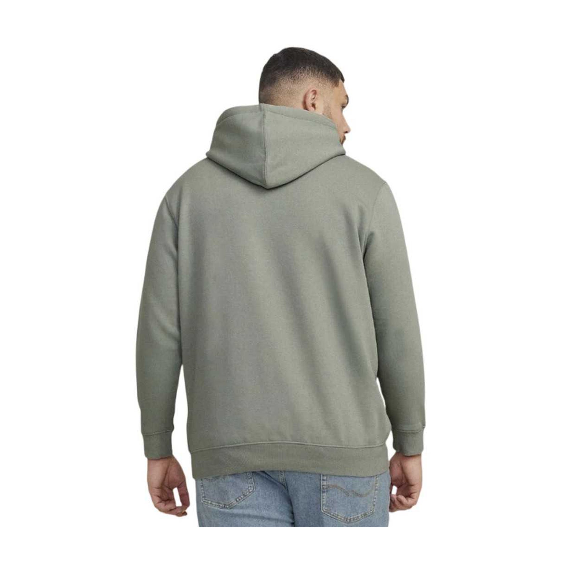 Green - Back - Jack And Jones Mens Star Plus Hoodie