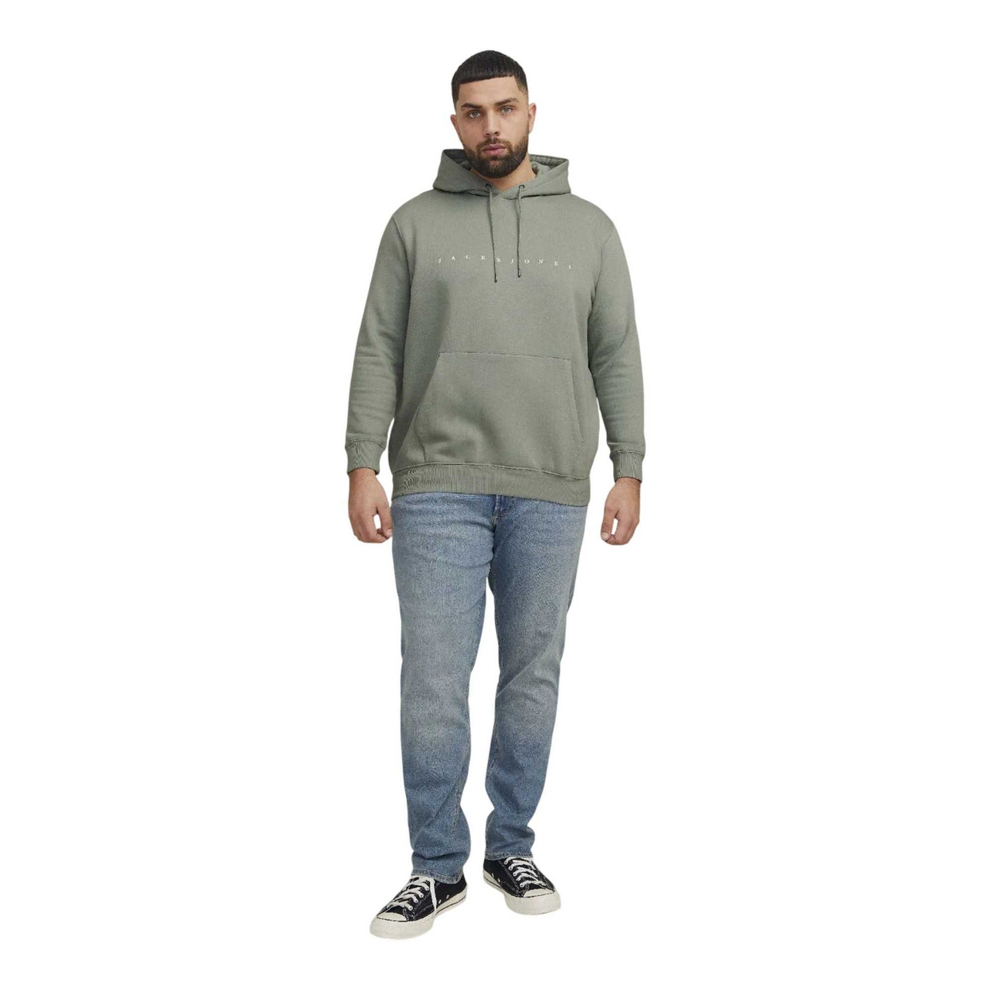 Green - Pack Shot - Jack And Jones Mens Star Plus Hoodie