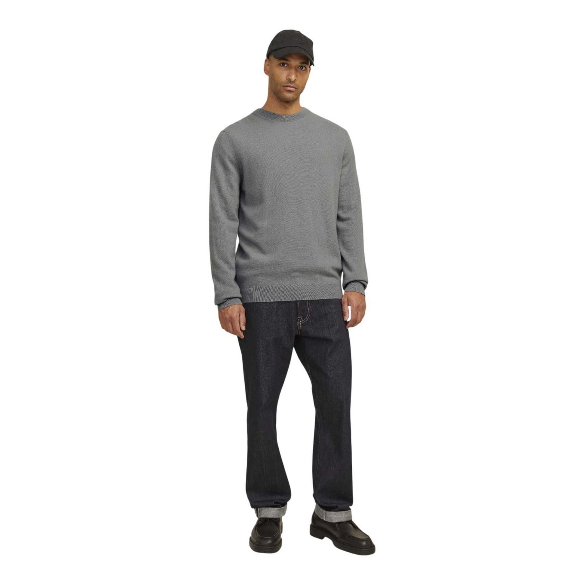 Grey - Lifestyle - Jack And Jones Mens Brooks Relaxed Fit Sweatshirt