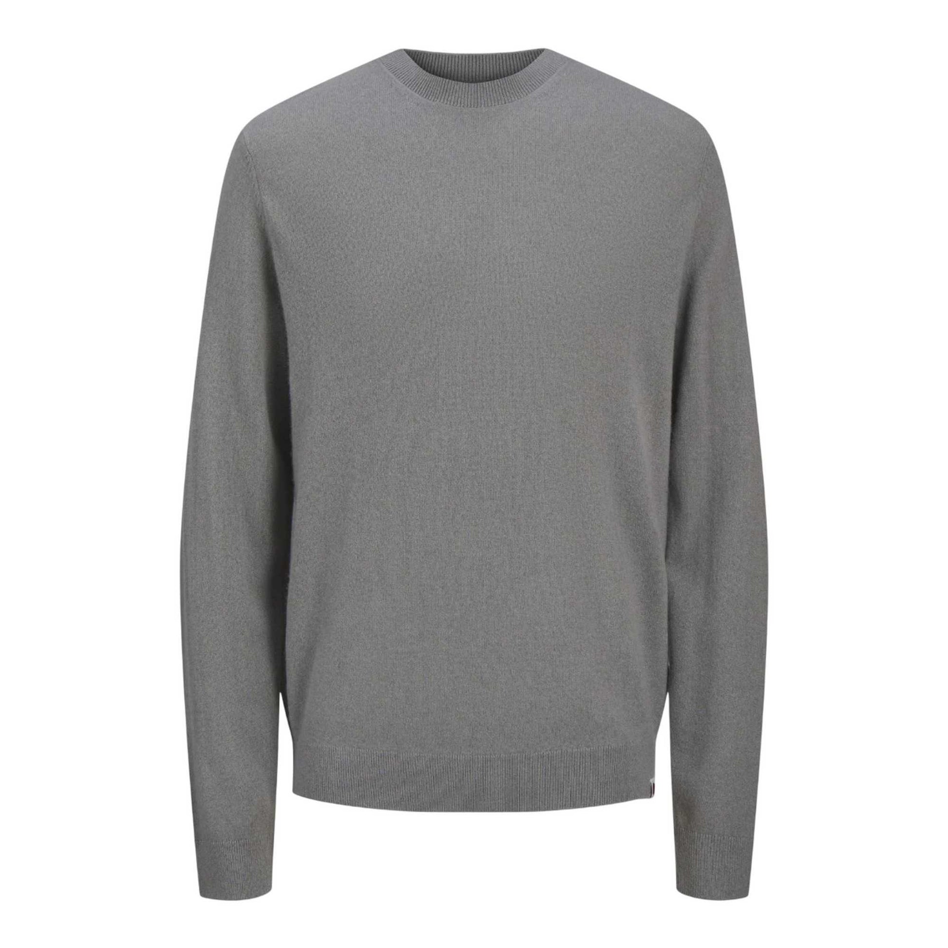 Grey - Front - Jack And Jones Mens Brooks Relaxed Fit Sweatshirt