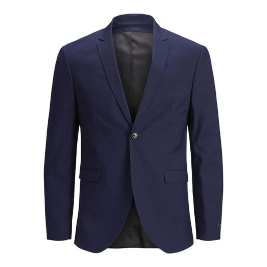 Blue - Front - Jack And Jones Mens Franco Slim Blazer