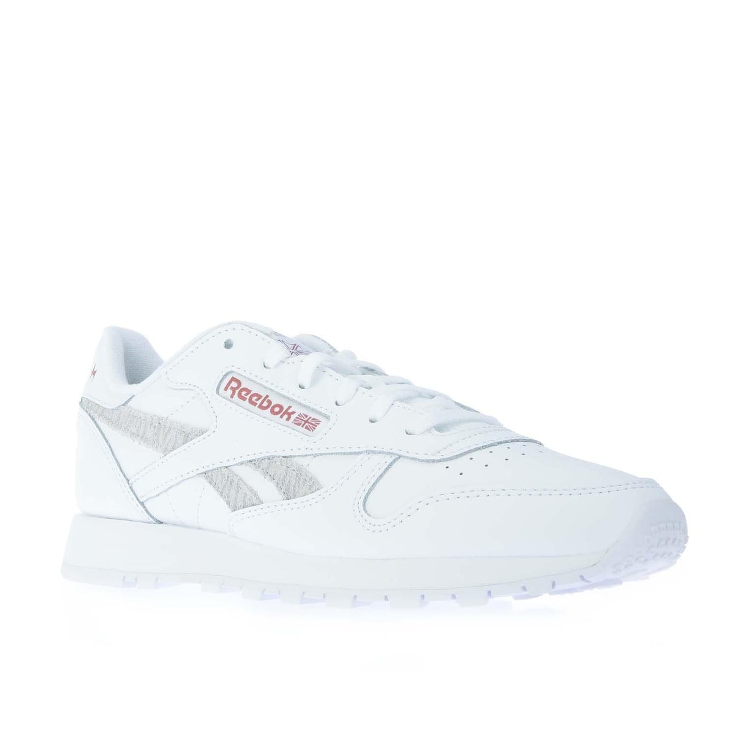 White - Front - Reebok Unisex Adult Classic Leather Trainers