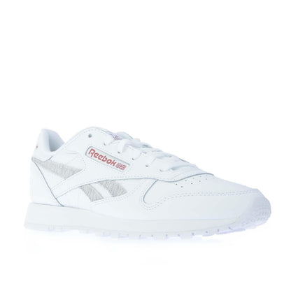 White - Front - Reebok Unisex Adult Classic Leather Trainers