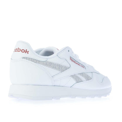 White - Back - Reebok Unisex Adult Classic Leather Trainers