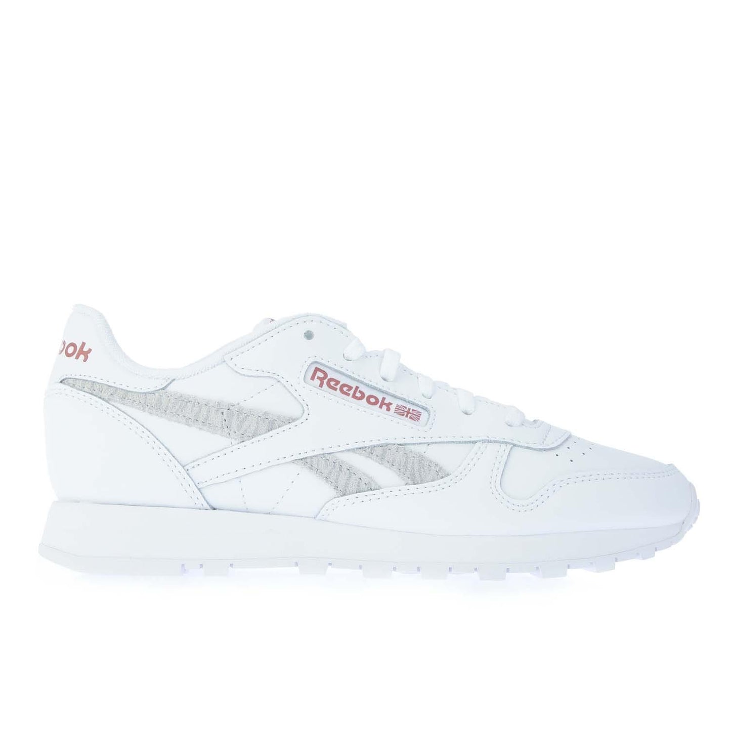 White - Side - Reebok Unisex Adult Classic Leather Trainers