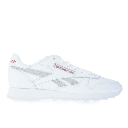 White - Side - Reebok Unisex Adult Classic Leather Trainers