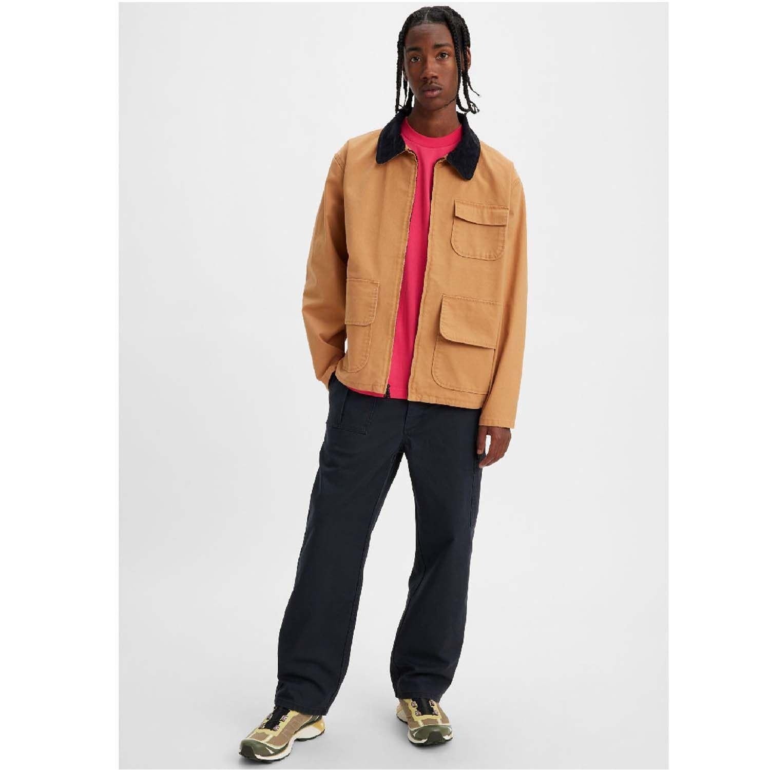 Black - Close up - Levis Mens Skate Cargo Trousers