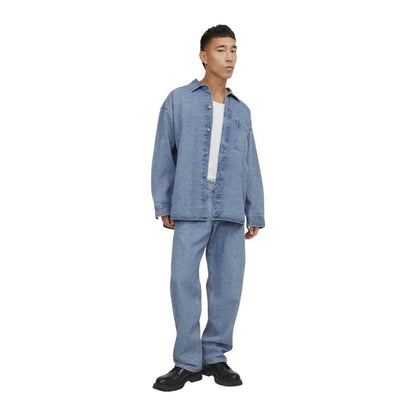 Blue - Lifestyle - Jack And Jones Mens Santorini Long-Sleeved Shirt