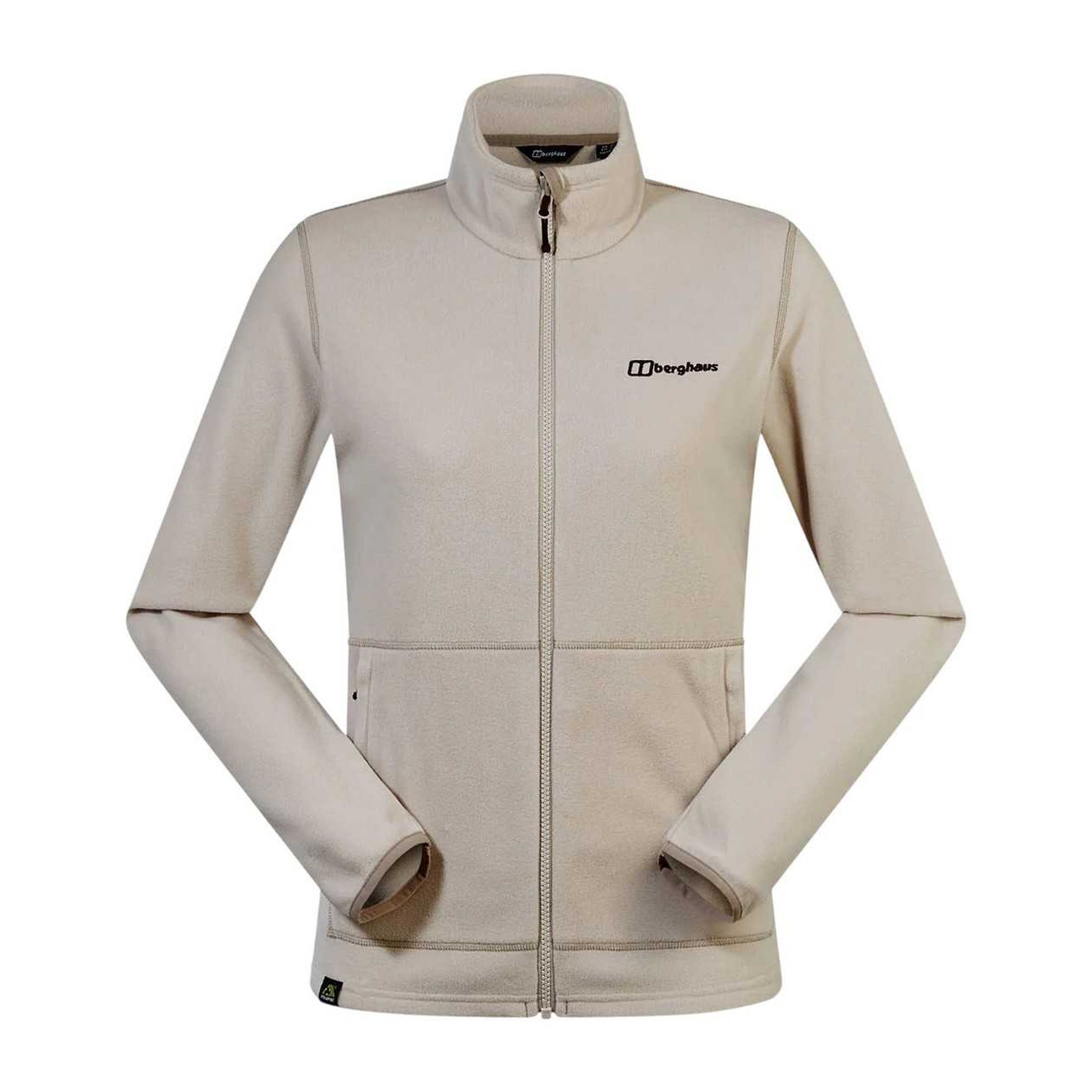 Grey - Front - Berghaus Womens-Ladies Prism 2.0 Micro Logo Fleece Jacket