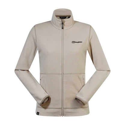 Grey - Front - Berghaus Womens-Ladies Prism 2.0 Micro Logo Fleece Jacket