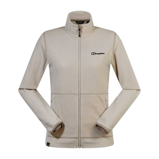 Grey - Front - Berghaus Womens-Ladies Prism 2.0 Micro Logo Fleece Jacket