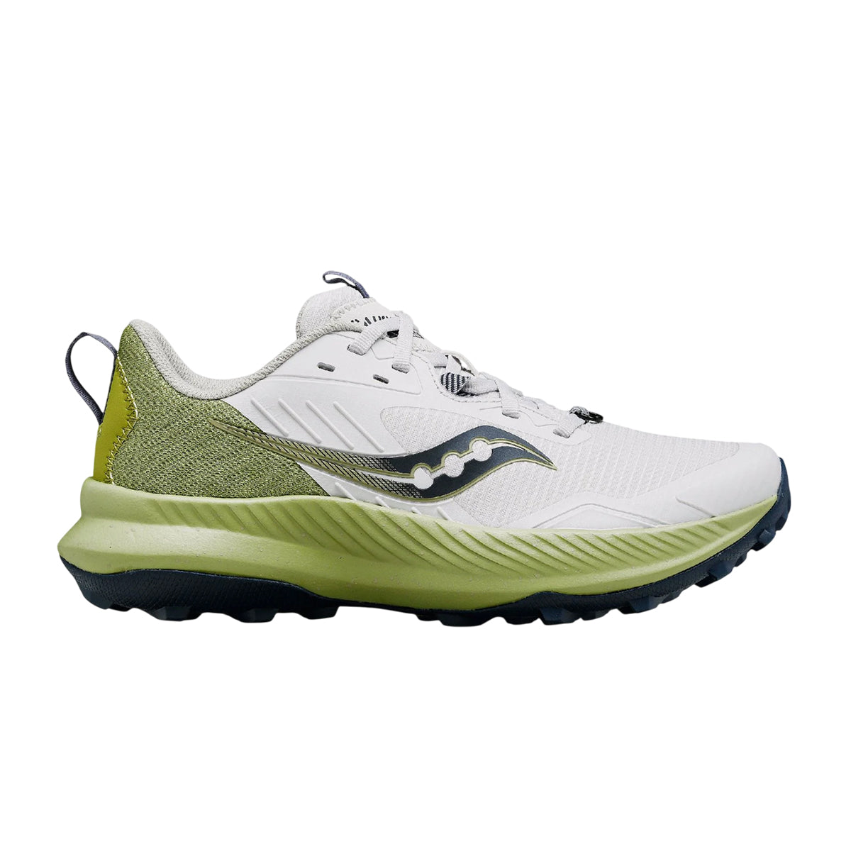 White-Green - Lifestyle - Saucony Mens Blaze Trail Trainers