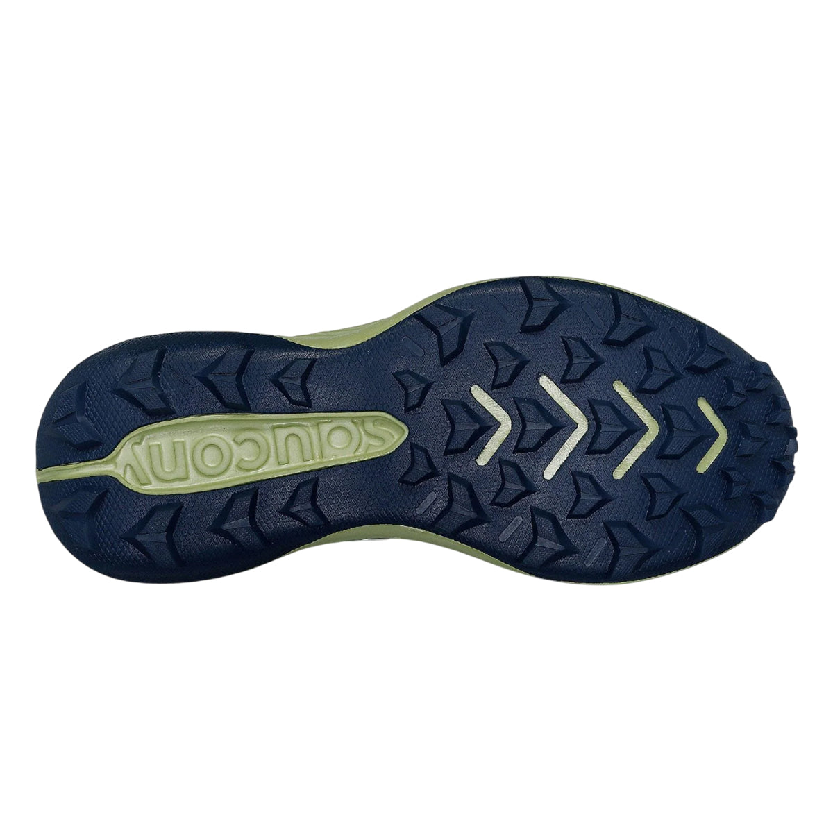 White-Green - Close up - Saucony Mens Blaze Trail Trainers