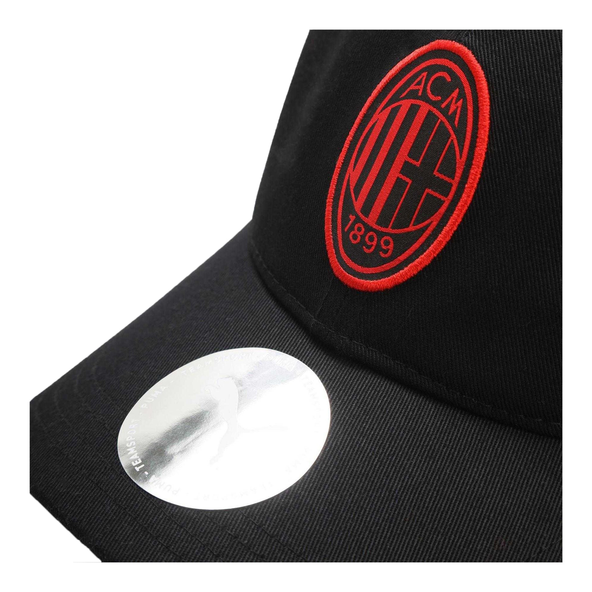 Black - Lifestyle - Puma Unisex Adult Essential AC Milan Baseball Cap