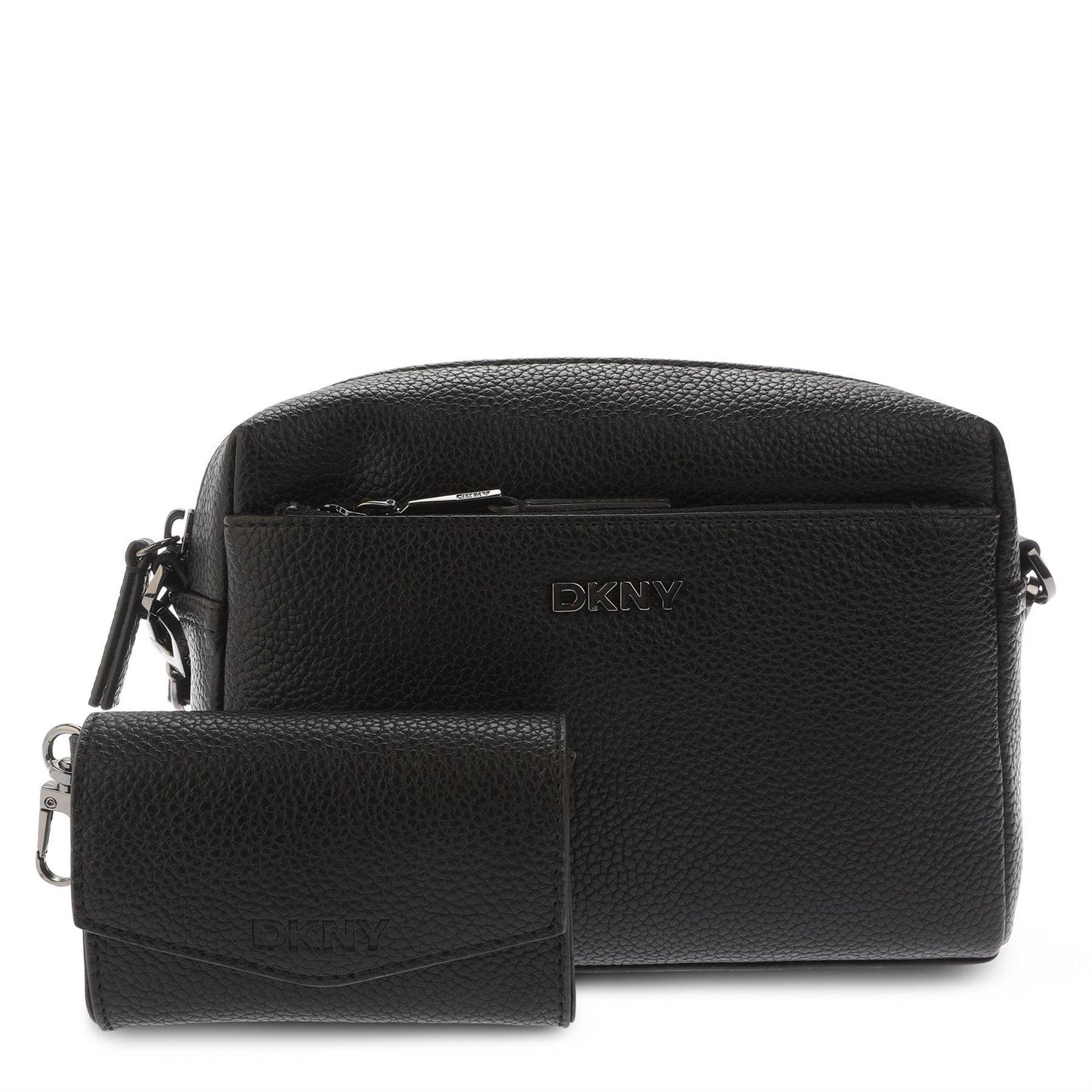 Black - Front - DKNY Tate Crossbody Bag
