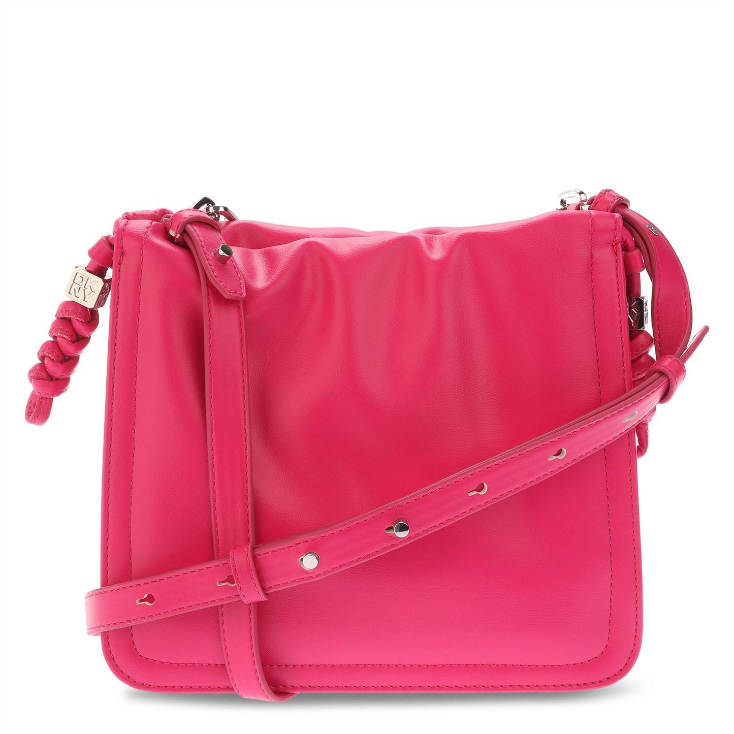 Pink - Back - DKNY Halle Crossbody Bag