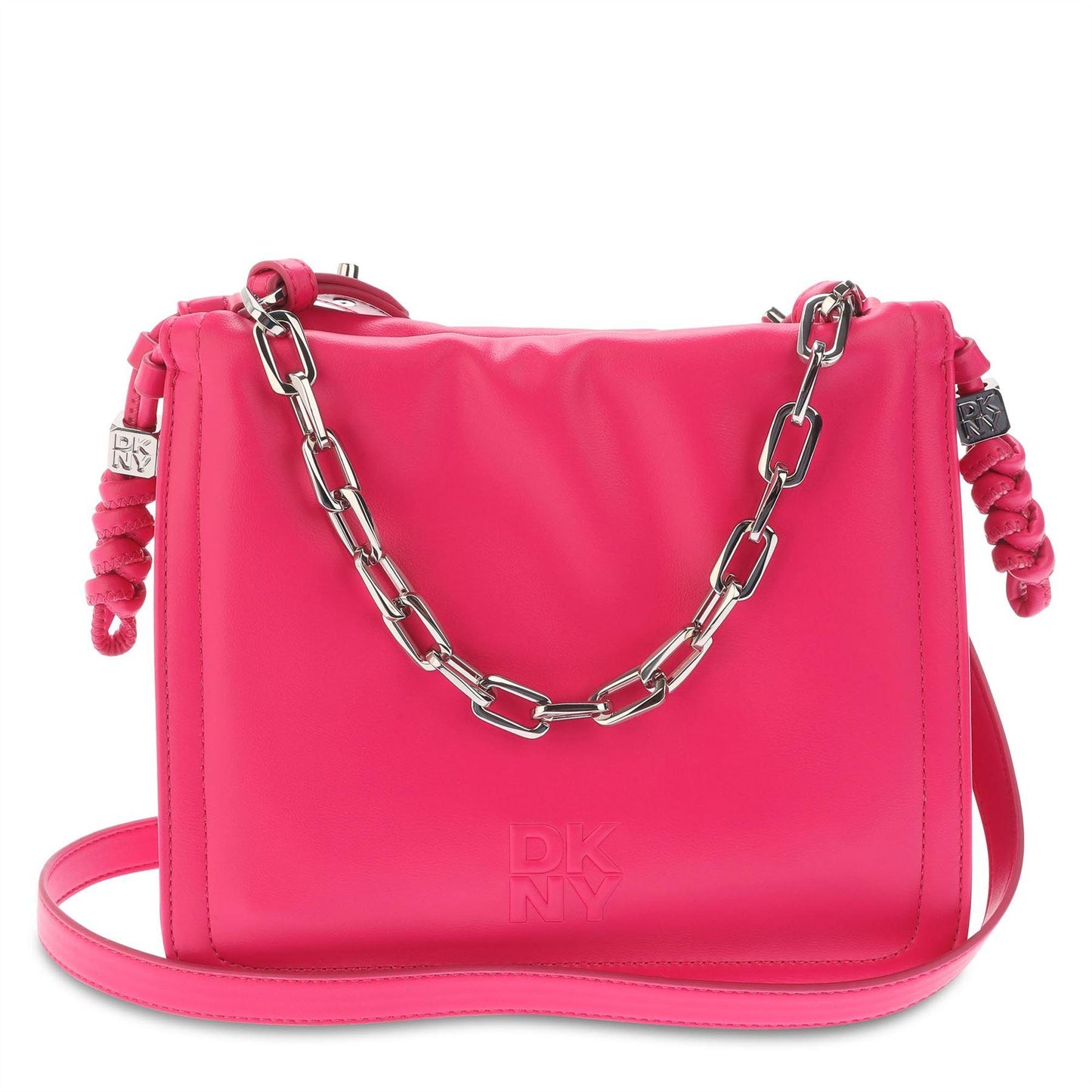 Pink - Front - DKNY Halle Crossbody Bag