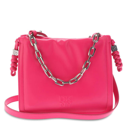 Pink - Front - DKNY Halle Crossbody Bag