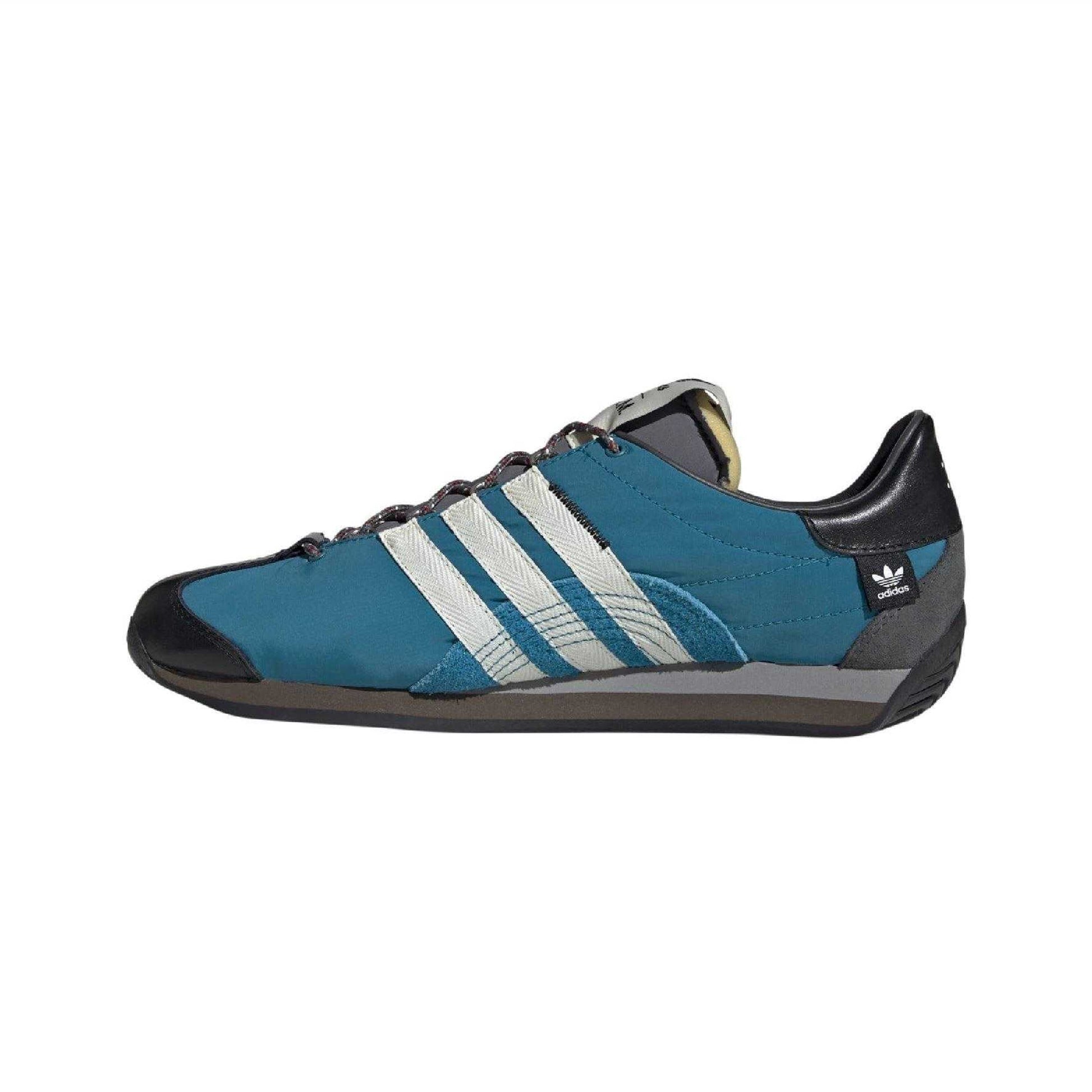 Teal - Back - Adidas Mens Country OG Song for the Mute Leather Trainers