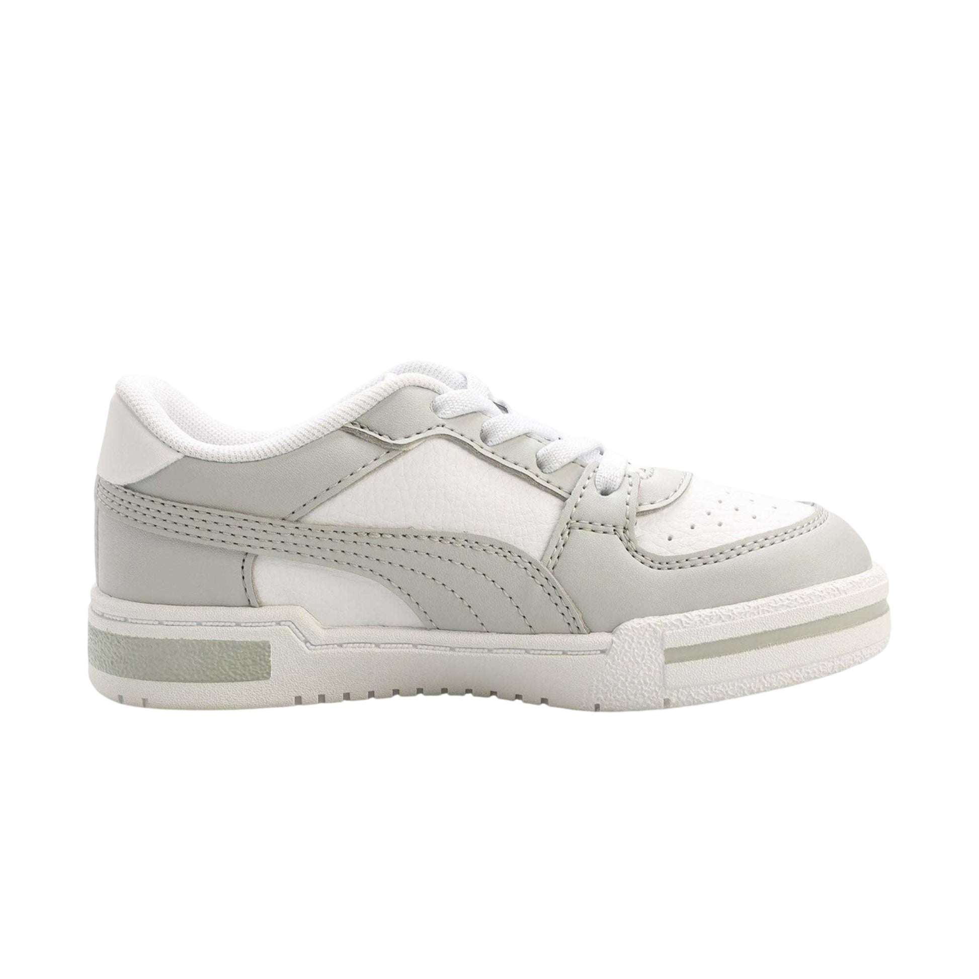 White-Grey - Back - Puma Childrens-Kids Pro Classic AC Trainers