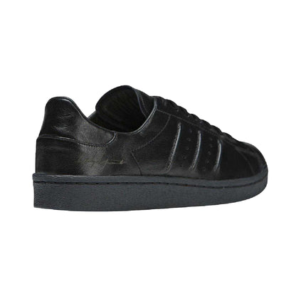 Black - Back - Adidas Mens Y-3 Superstar Leather Trainers