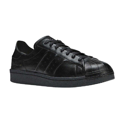 Black - Front - Adidas Mens Y-3 Superstar Leather Trainers