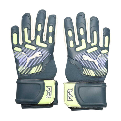 Grey - Front - Puma Childrens-Kids Future Match NC Goalkeeper Gloves