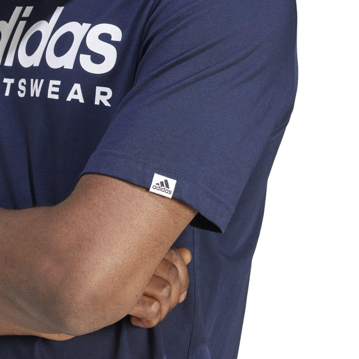 Navy - Pack Shot - Adidas Mens Graphic T-Shirt