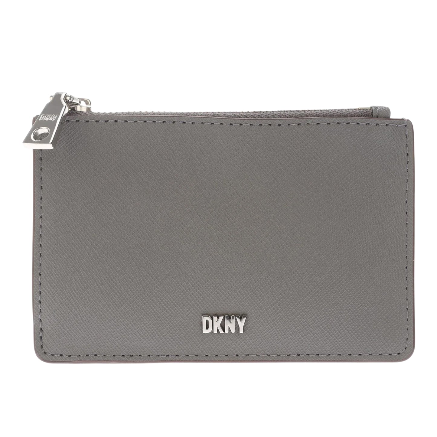 Charcoal - Front - DKNY Sidney Card Holder