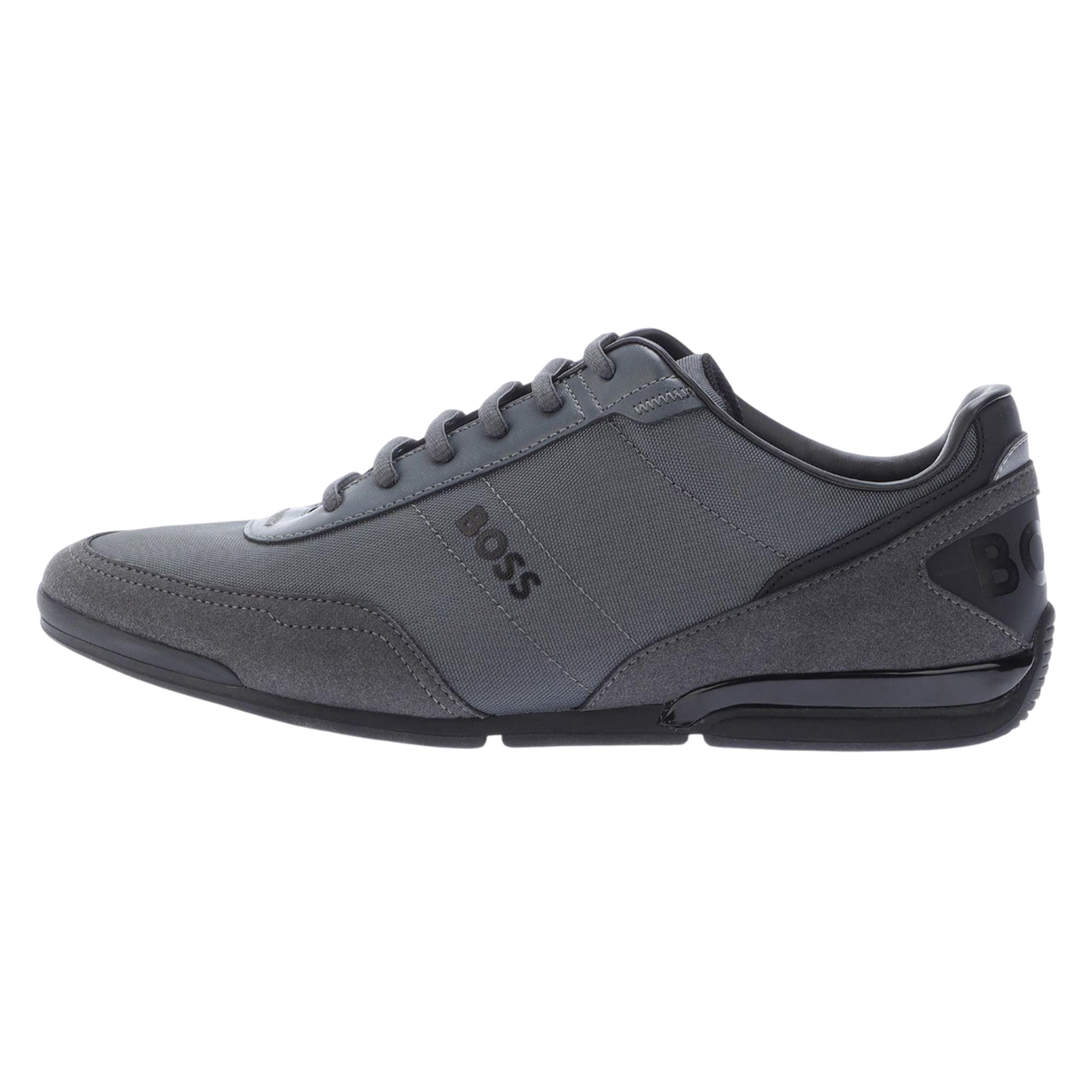 Grey - Back - Boss Mens Parkour-L Trainers