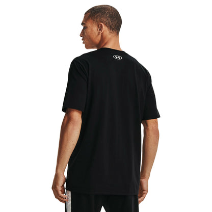 Black - Back - Under Armour Mens Camo Box T-Shirt