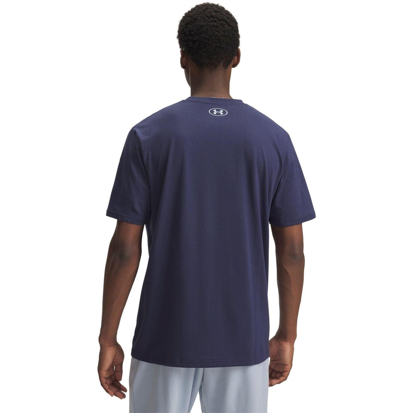 Blue - Back - Under Armour Mens Camo Box T-Shirt