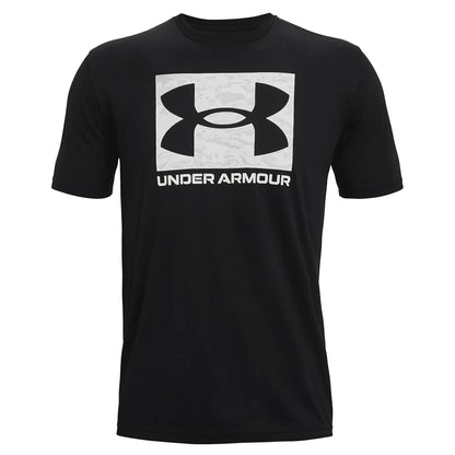Black - Front - Under Armour Mens Camo Box T-Shirt