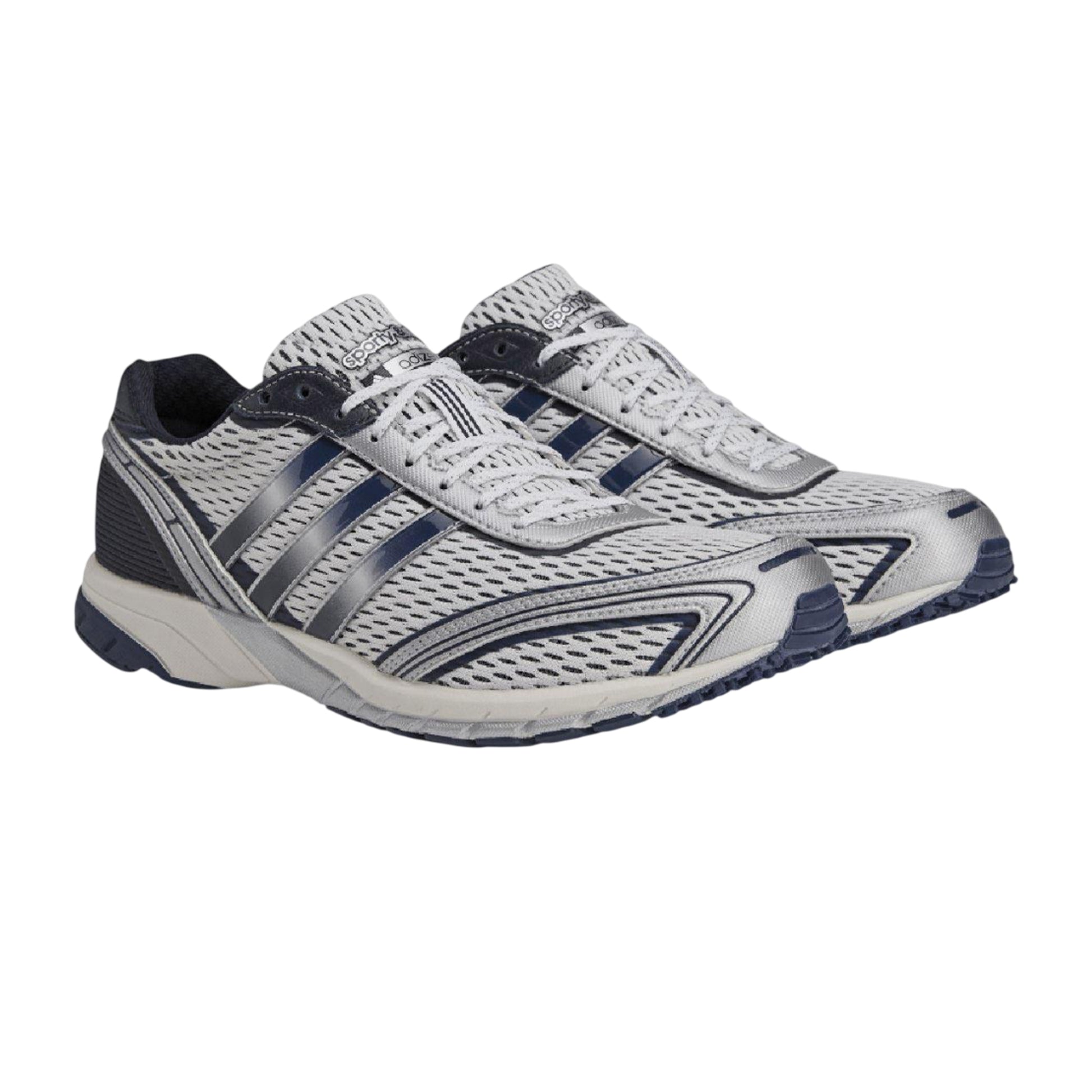 White - Front - Adidas Womens-Ladies Adizero Adios Trainers