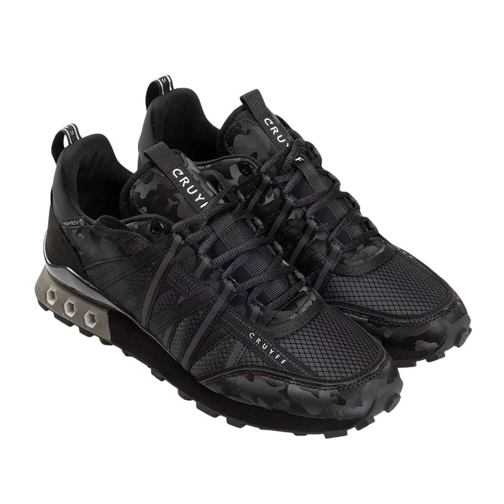 Black - Front - Cruyff Mens Fearia Suede Trainers