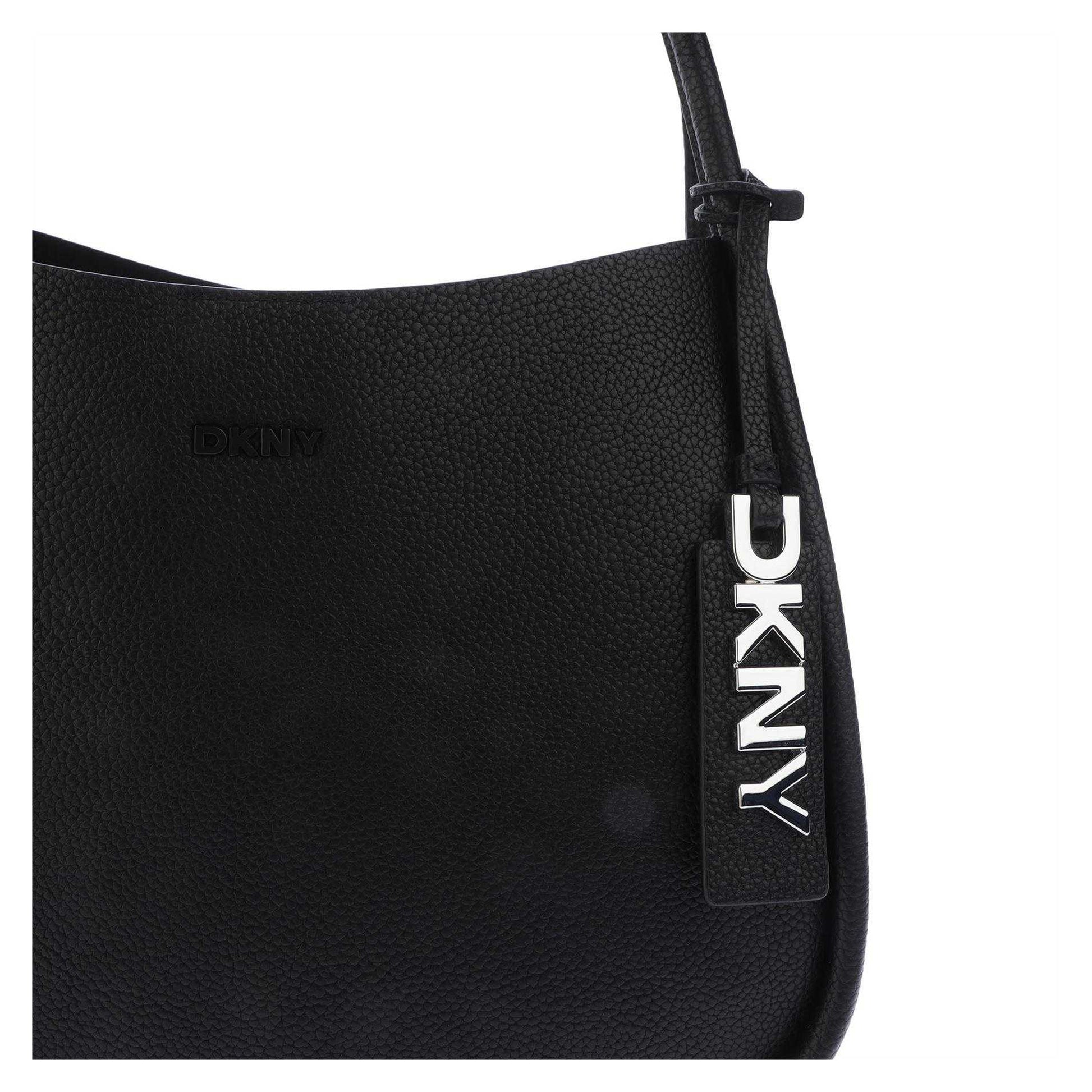 Black - Front - DKNY Capri Hobo Bag