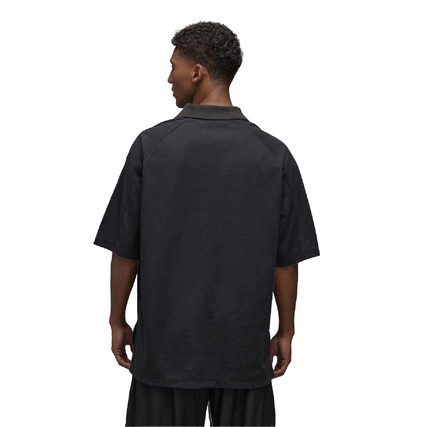 Black - Back - Y-3 Mens 3 Stripes T-Shirt