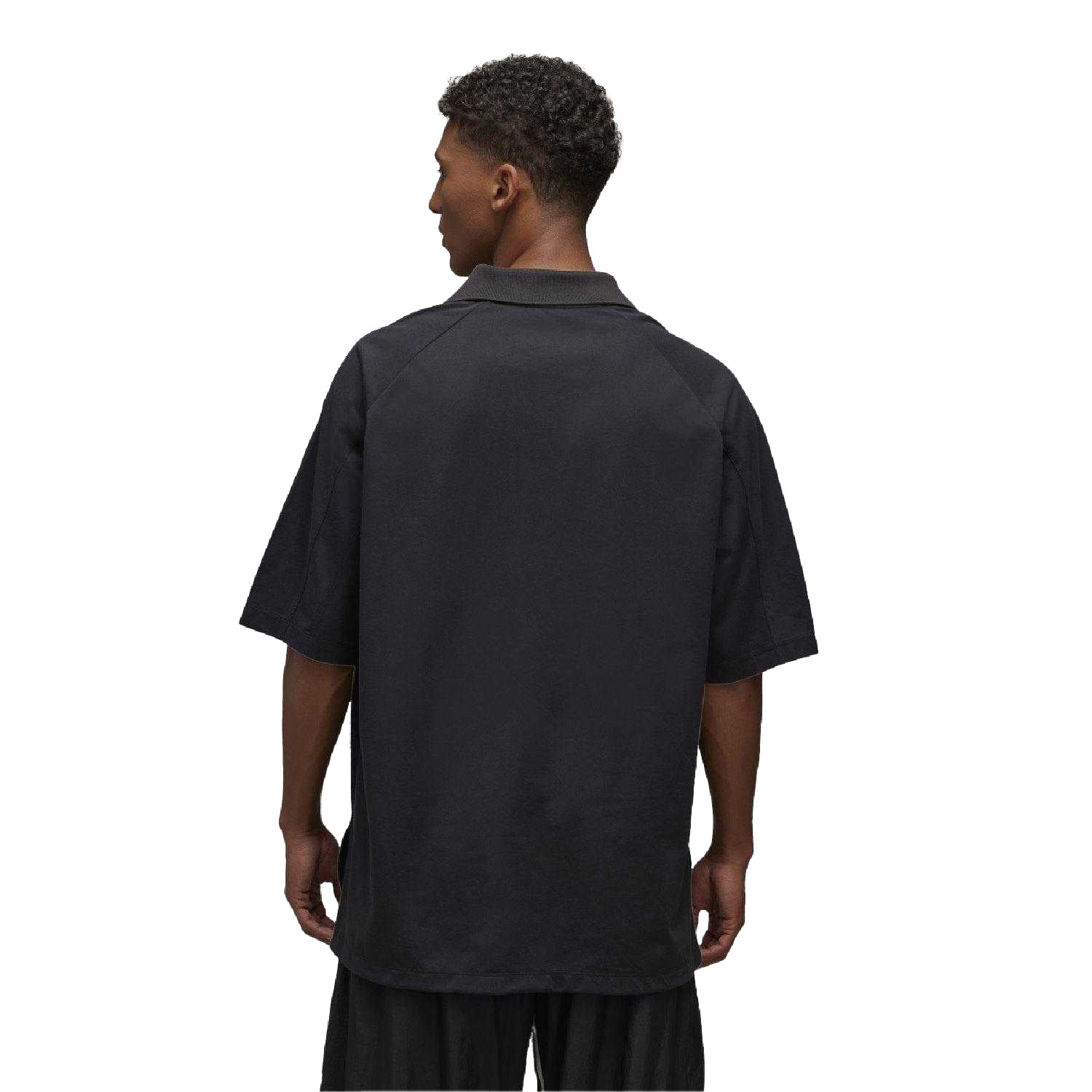 Black - Back - Y-3 Mens 3 Stripes T-Shirt