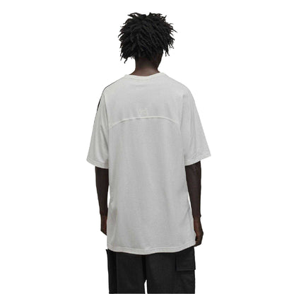 White - Back - Y-3 Mens 3 Stripes T-Shirt