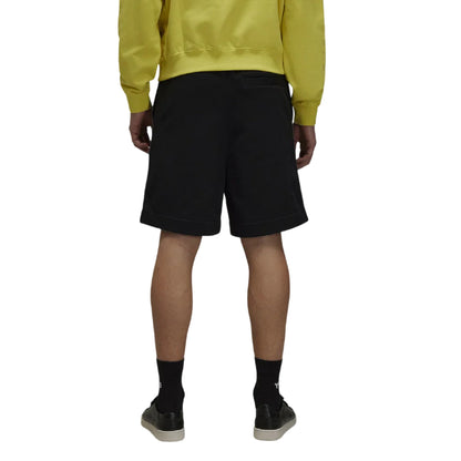 Black - Back - Y-3 Mens French Terry Shorts