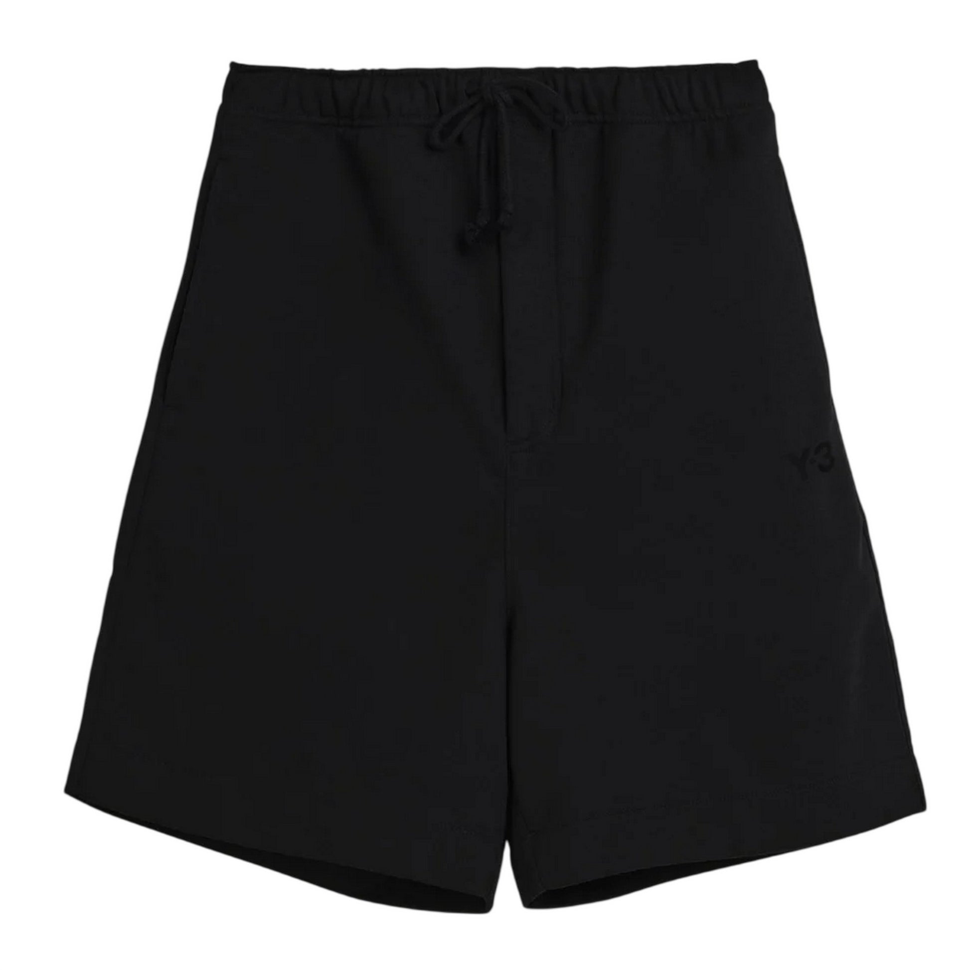 Black - Front - Y-3 Mens French Terry Shorts