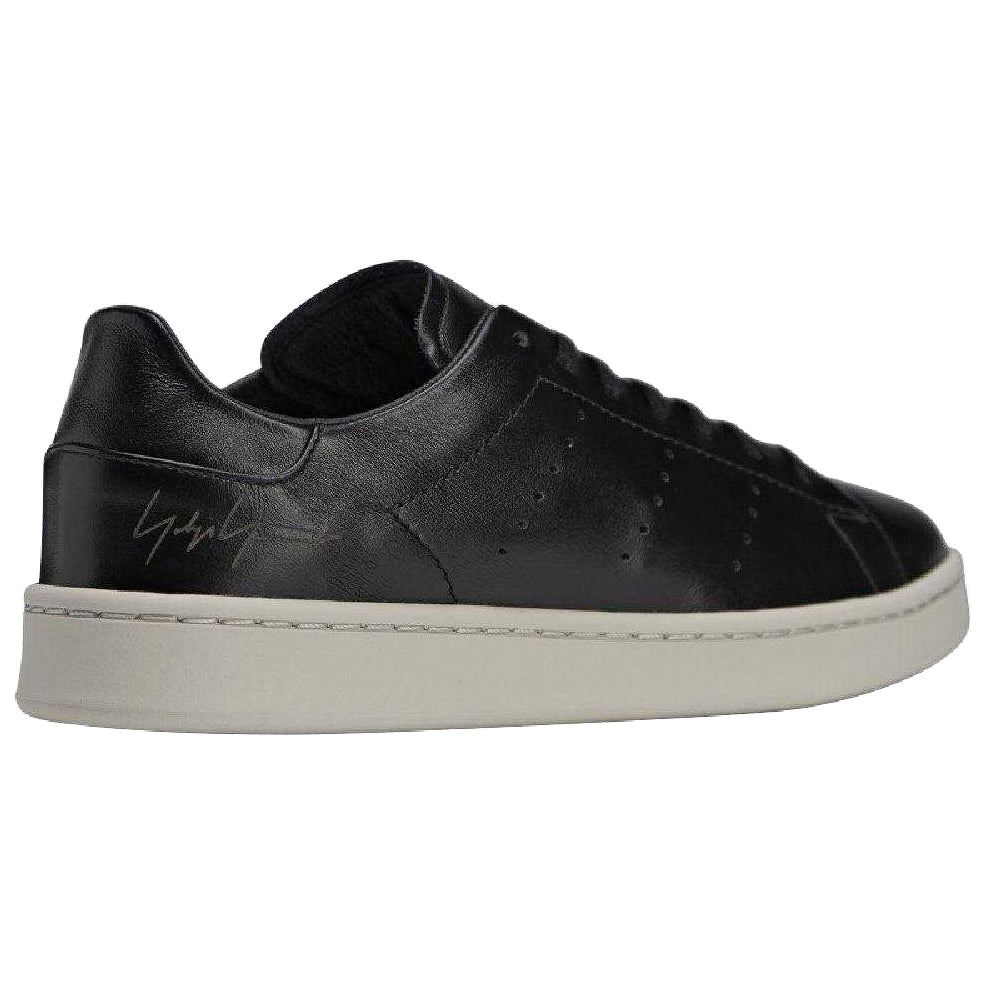 Black - Back - Y-3 Unisex Adult Stan Smith Leather Trainers