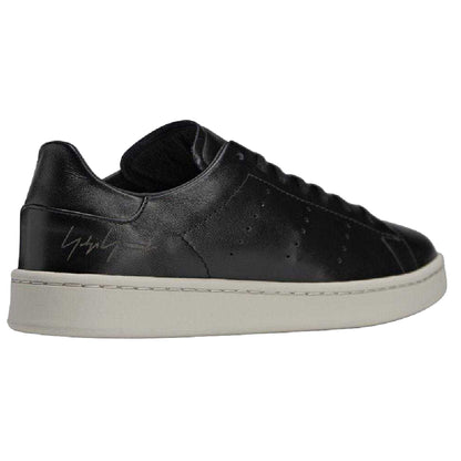 Black - Back - Y-3 Unisex Adult Stan Smith Leather Trainers